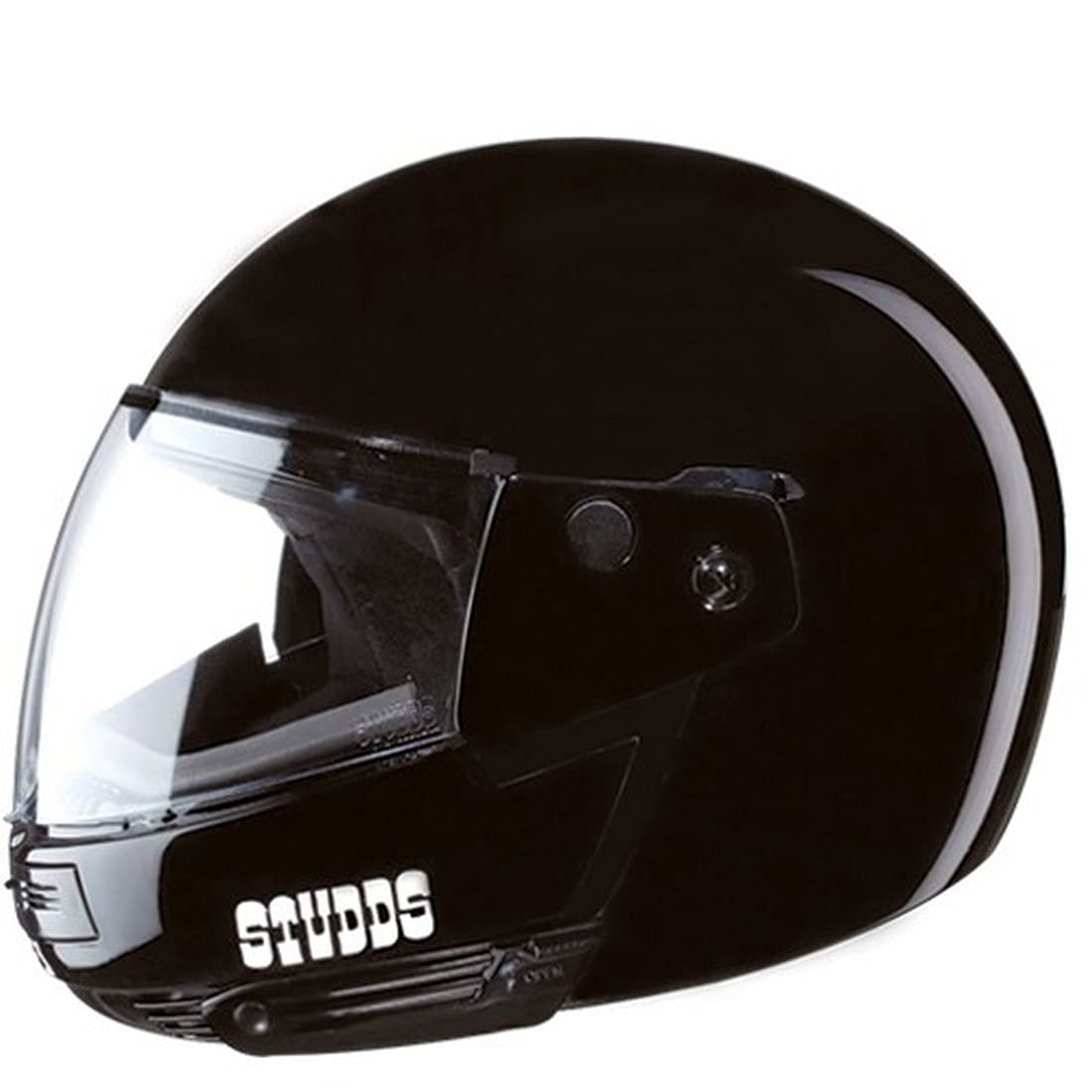 RSINC Studds Ninja Pastel Plain SUS_NPPFFH_BLKXL Full Face Helmet (Black, XL)