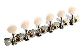 Amazon.com: Tuning Keys 6-inline Open Gear w/White Buttons