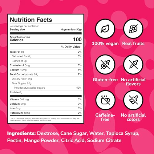 Image of GloGlo Dextrose Energy Chews | Glucose Gummies for Running, Cycling & Endurance | Fast Glucose Gel Packs Alternative for Long Runs & Rides | Running Gummies Built for Athletes | Vegan, Gluten Free (25 Gummies, Jayla X Mango)