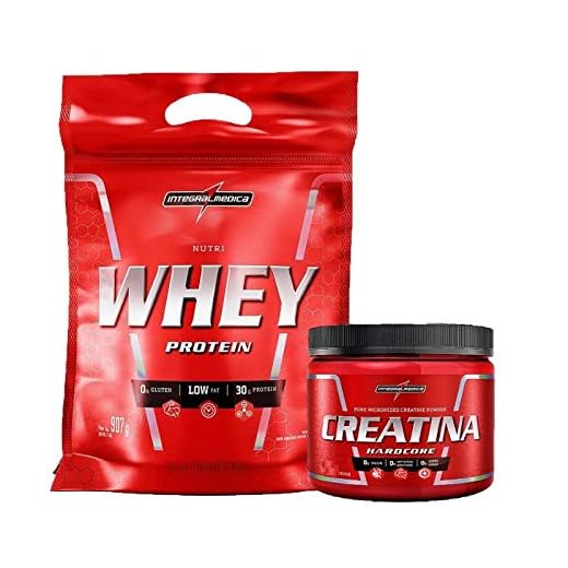 Kit Nutri Whey 900g Chocolate Refil + Creatina 150g - Integralmedica