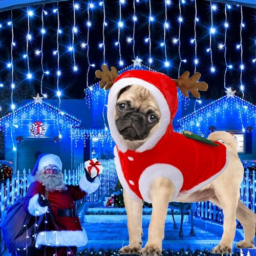 Disfraz de Perro Navidad Suéter Abrigo Santa XL miniatura 6