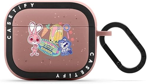 Vista 49 de CASETiFY AirPods (3ª generación) Bounce Case con anillo [Frozen Colab] - Olaf Medley - Gris pardo mate Olaf Medley (Taupe)