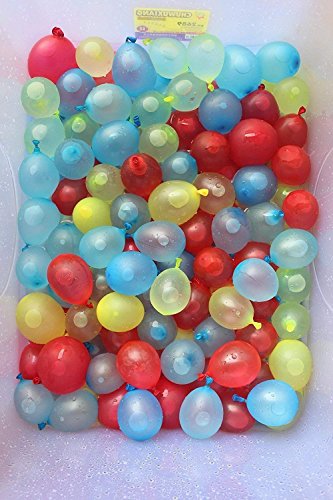 Water Balloons With 592 balloon Easy Quick Start Splash Party with Kids and Adults Water Bomb 650 (Multicolored75123)