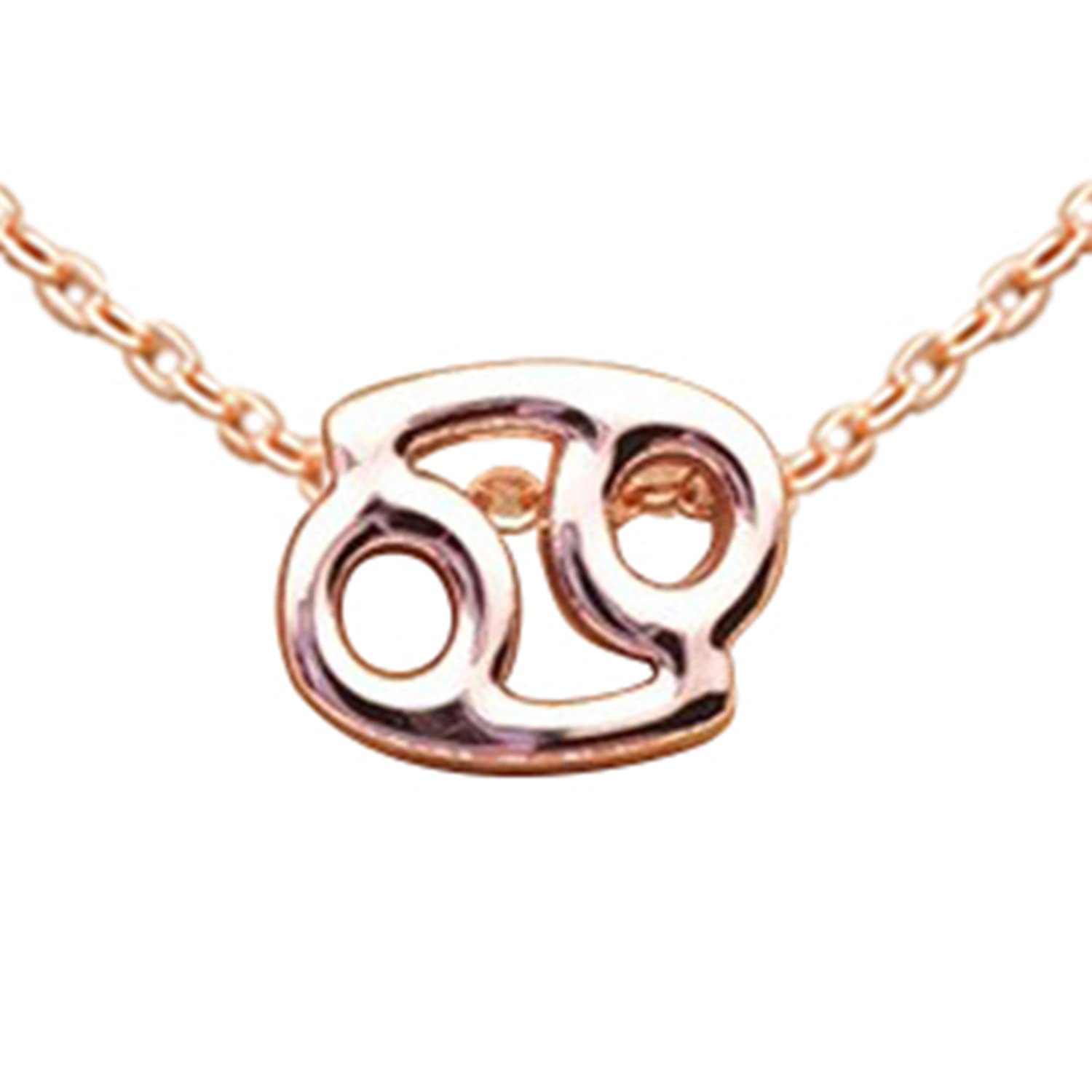 Peora Horoscope Zodiac Sign Gold Plated Pendant Necklace Jewellery Women Gifts