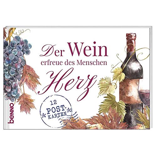 Preisvergleich Produktbild Postkartenbuch »Der Wein erfreue des Menschen Herz«: 12 Postkarten