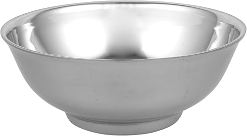 Miniatura 1 de Cabilock Cuenco de acero inoxidable de 47.3 fl oz de doble pared con aislamiento térmico para servir tazones para sopa, fideos, ensalada, mezcla,