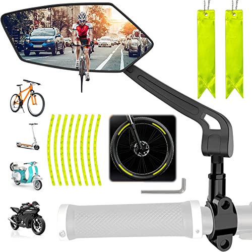 Accesorios Para Patinetes Retrovisor Bicicleta Patinete Electrico Espejo Bici Montaña Retrovisor Patinete Electrico Espejo Bicicleta Giratorio 360°...