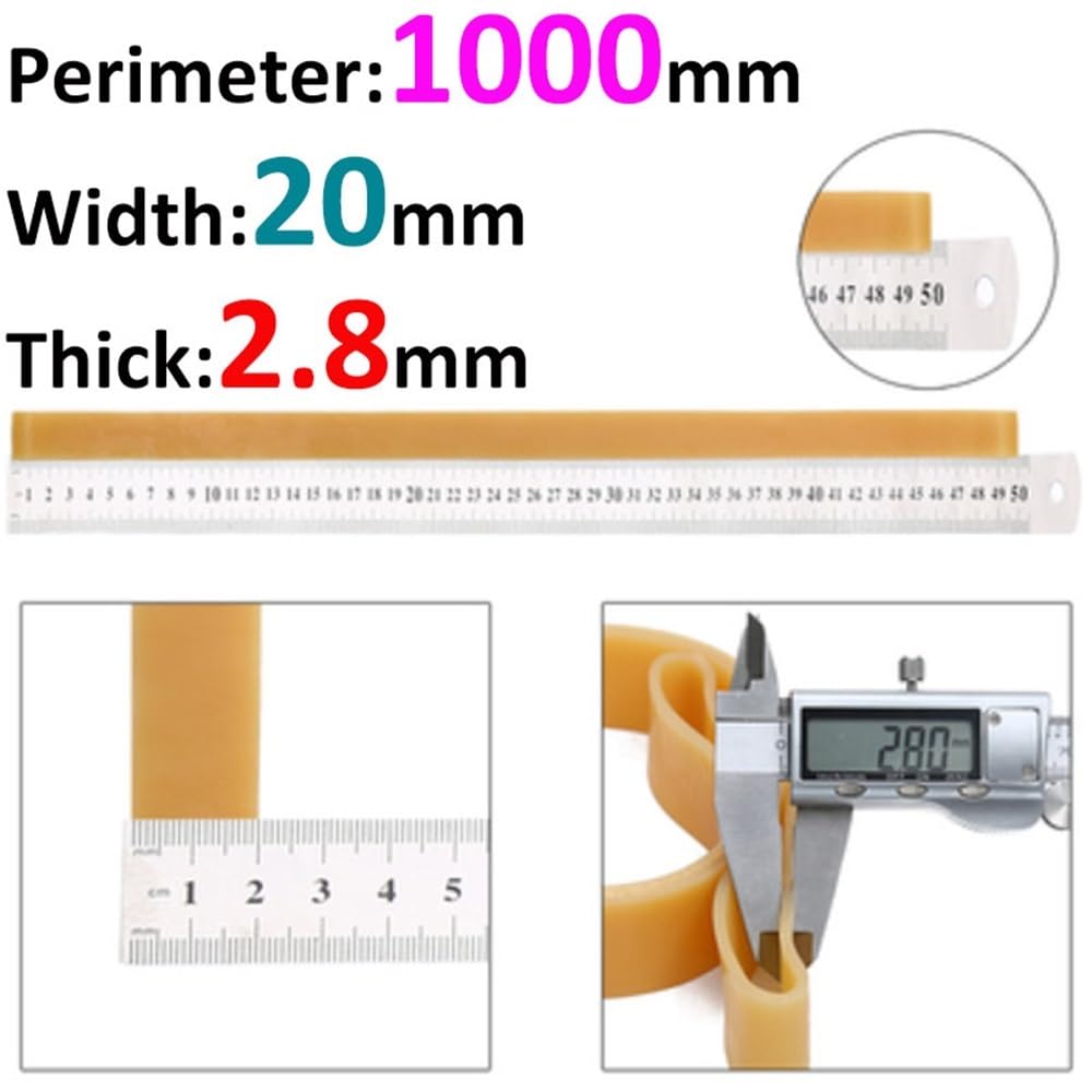 Gummiband, 1 Stück hochelastische Latex-Gummibänder, Silikon-Gummibänder, großer, verbreiterter, verlängerter Gummiring for Binden von Weingläsern(Grey,140cm(55.1in))