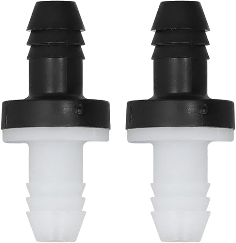 Miniatura 6 de Válvula de retención de 38 pulgadas, mini válvula de retención de plástico de grado alimenticio de 2 piezas que evita el reflujo de líquido para