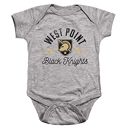 US Military Academy Official Black Knights Unisex Infant Snap Suit for Baby