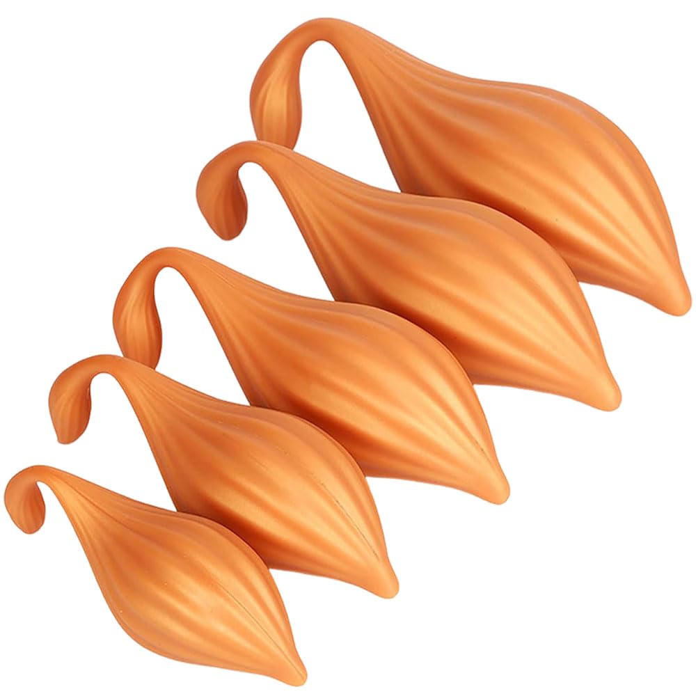 Coda di volpe Plug anale extra large Giocattolo sessuale anale Forma di oliva Plug anale a doppia estremità Masturbatore in silicone morbido Espansore vaginale for uomini e donne(XL)