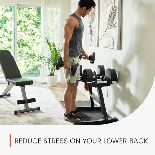 Nuobell Adjustable Dumbbell Rack and Stand. Perfect Home-Gym Dumbell Rack for At-Home Nuobell Workouts. Safe, Convenient and Prevents Accidents. This is a Nuobell Dumbbell Rack Stand Only, No Weights - Thumbnail 3