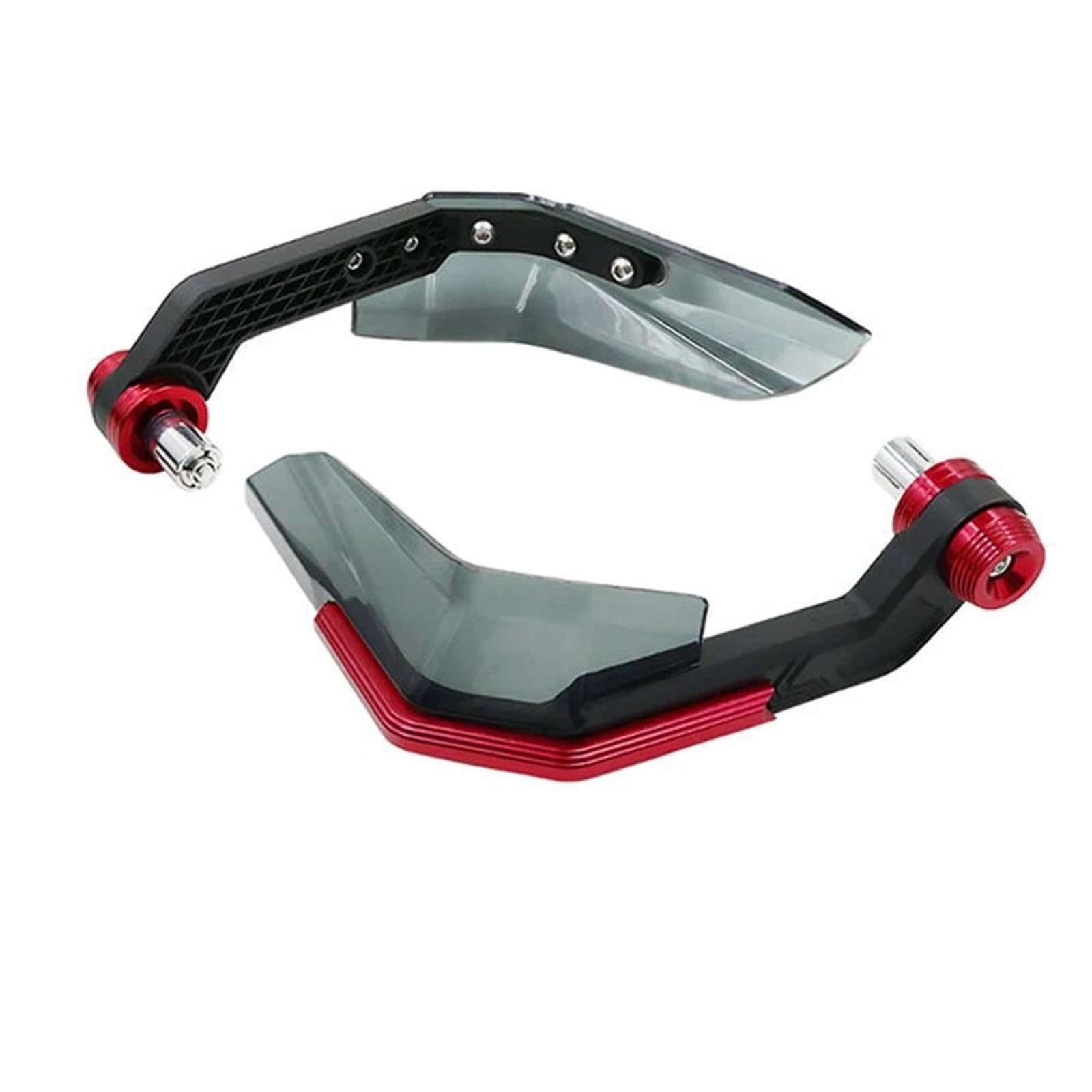 HDHCSCAGH Motorcycle Handguard Shield Universal Hand Guard Handguard Shield Motorcycle Protector Protective Windproof Handlebar Protection Covers(Red)