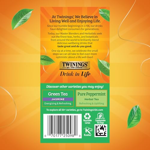 Image of TWININGS TEA, TEA,GREEN,MINT 20 BAG (Pack of 2)