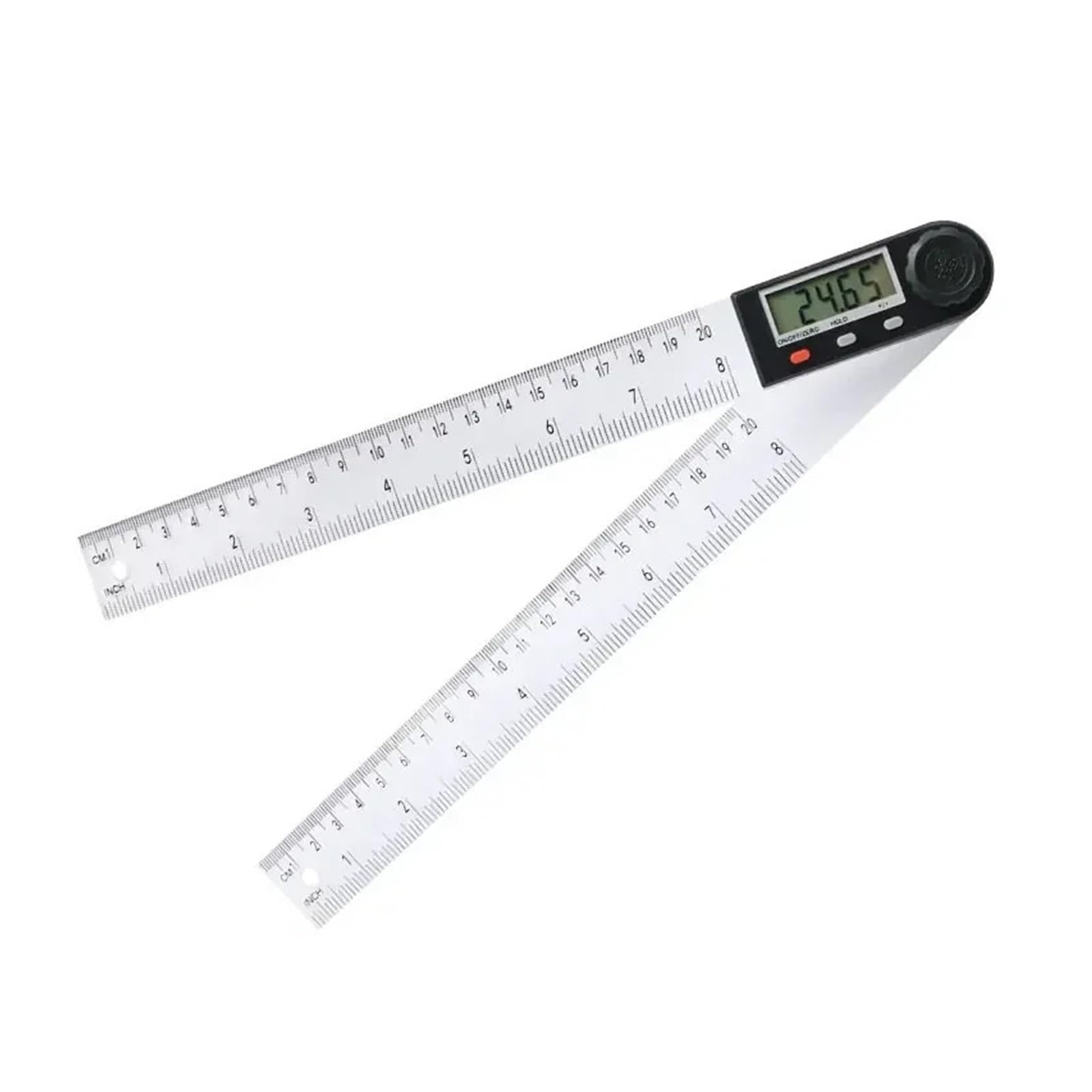 Digital Angle Finder, 200mm Digital Angle Finde Plastic Protractor Inclinometer Electron Goniometer Ruler Meter,Inclinometer