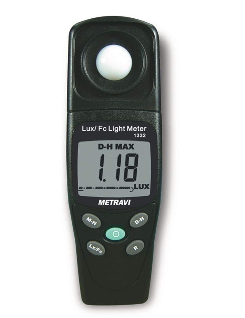 Metravi 1332 Digital Lux Meter upto 20000 both in Lux and Foot Candles-image-20