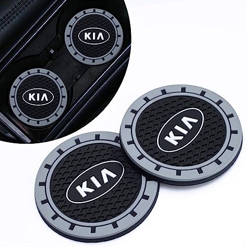 Car,Cup Holder Insert Coaster for KIA K5 K7 Sportage Soul NIRO Sorento Sedona Rio Forte Optima Stinger Cadenza,Anti Slip Car Cup Coaster for Car Interior Accessories