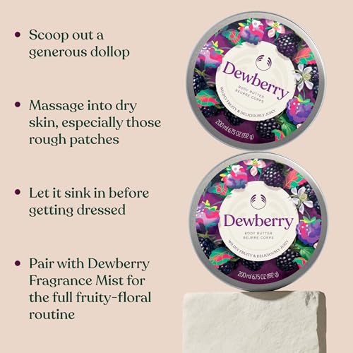 Image of The Body Shop Body Butter | 96hr Nourishing Moisture for Dry Skin | Non-Greasy with Shea Butter for Smoother Softer Skin, Vegan, 200 ml / 6.4 oz