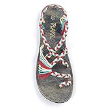 Plaka Palm Leaf Flat Summer Sandals for Women | Perfect for The Beach Walking & Dressy Occasions |Th