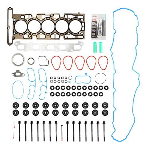 Image of KAX Engine Cylinder Head Gasket Set Compatible with Chevy Colorado 2004-2006 3.5L, Hummer H3 2006, GMC Canyon 2004-2006 3.5L, Isuzu i-350 2006, Head Gasket Kit, OE# HS26336PT, ES71334, HS54736