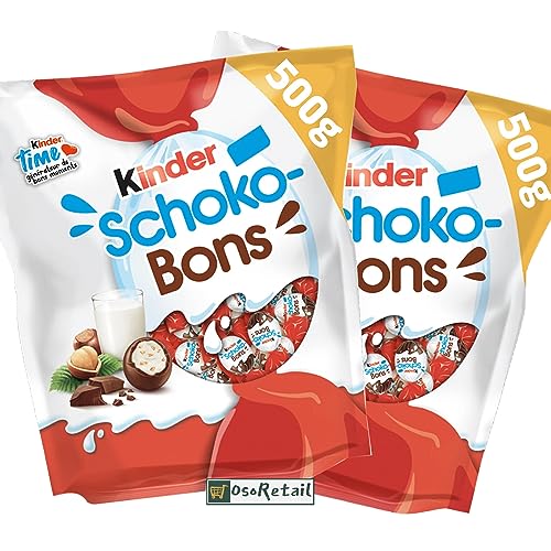 OsoRetail Pack Kinder Schoko-bons XXL de 1x500g.