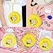 Elecrainbow 15 Pack Honey Pot Mini Coin Purses with Keyring for Bumble Bee Baby to Bee Baby Shower Gender Reveal Party Supplies,Yellow