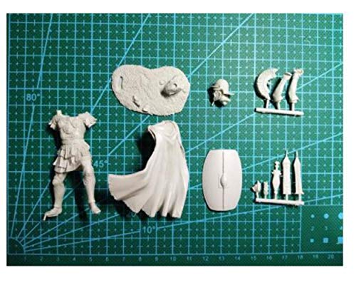 Figura Modelo Guerrero Antiguo 80mm con Base, Sin Pintar miniatura 2