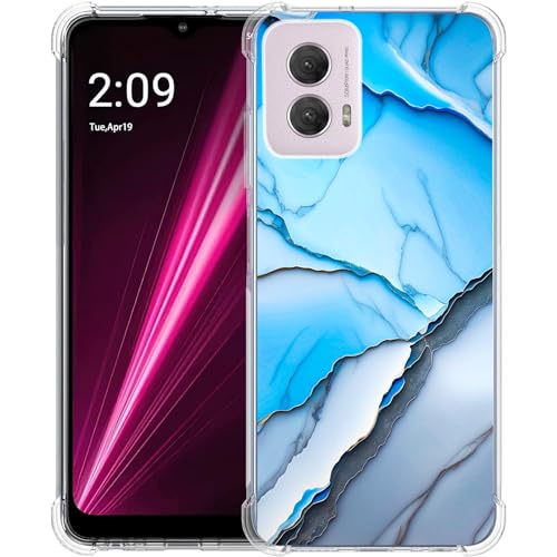Beaucov Case for Moto G Power 5G 2024,Blue Marble Drop Protection Shockproof Case TPU Full Body Protective Scratch-Resistant Cover for Motorola Moto G Power 5G 2024/G Power 5G 2nd Gen, 125118037806