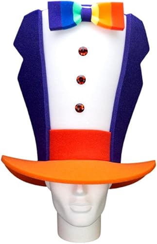 Vista 17 de FOAM PARTY HATS: Pride Hats Pride Rainbow Wide Top