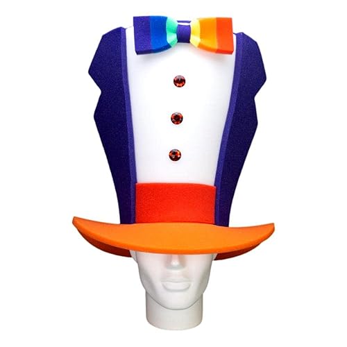 Vista 17 de FOAM PARTY HATS: Giant Cowboy Pride Hat - Gay Pride Hat - LGBTQ Clothing Hat - LGBTQ Accessory Hat - LGBTQ Crazy Hat - Hora Loca Hat - 40 Gallon Hat