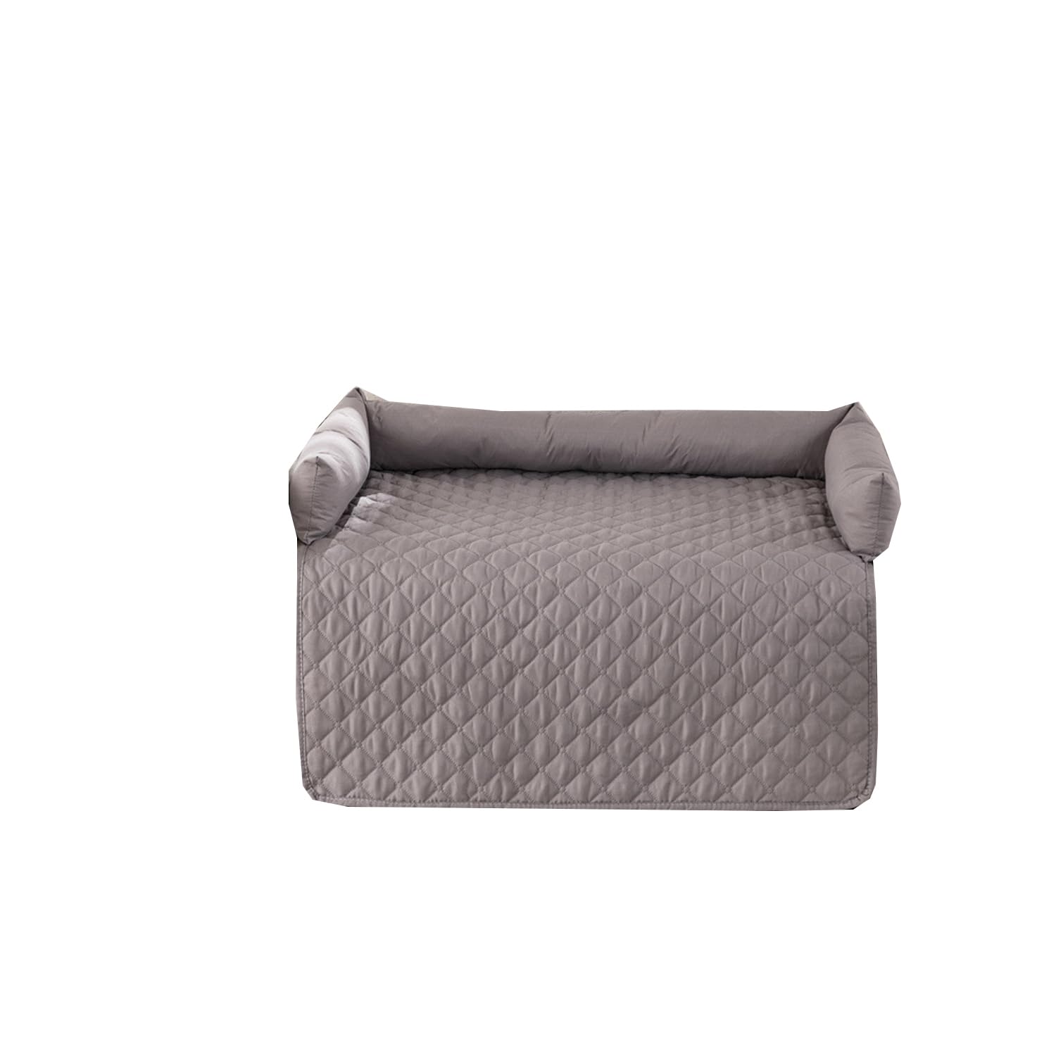 Kongdson Bed Couch Sofa Pet Cushion, Non-Slip Soft Dog Bed Cat Pad, Comfy Large Small Dogs Cats Sleeping Pad, Waterproof Cat Dog Mat Calming Pad (90x120cm,Light Gray)