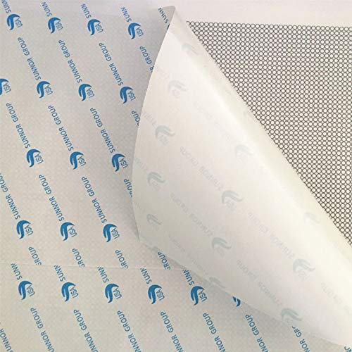 Tomeco Round Diamond Embroidery Canvas with Glue Empty Canvas with Markings Blank Grid Adhesive Canvas Diamond Painting Accessories - (Size: 50x75cm)