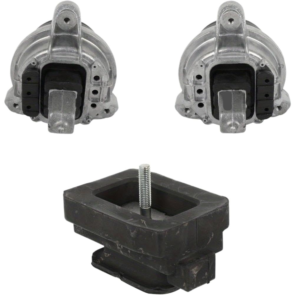 Engine Motor Mount and Transmission Mount Set Compatible with 535i GT 640i Gran Coupe 740I 740LI 740Li 22116777365 22116786528 22316770289