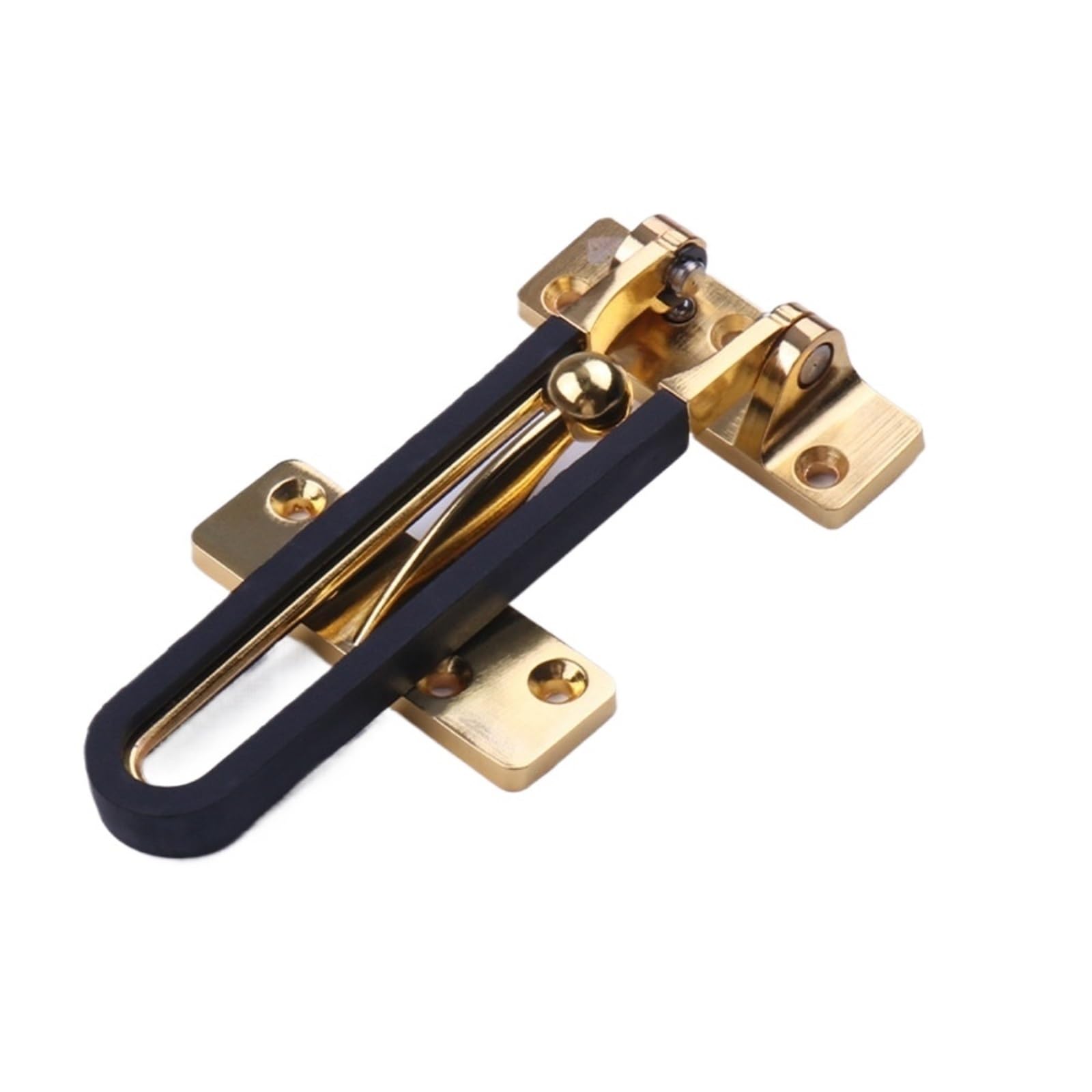 2 stücke Versicherung Zink-legierung Schiebetür Fangen Solide Bolzen Stumm Schnalle FüR TüRen(Gold)