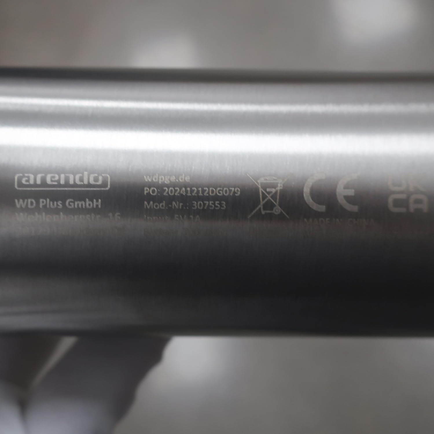 Arendo - Salz und Pfeffermühlen Elektrische 2er Set - mit USB Wiederaufladbarer - Verbesserte große Kapazität - Gewürzmühle elektrisch - Einstellbare Grobheit - LED-Licht
