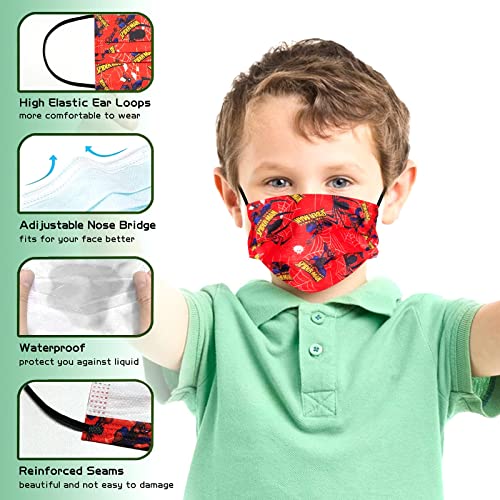 Kids Face_Masks Disposable Kid Face_Masks 3Ply Breathable & Comfortable Kids Disposable Face Masks 50Pcs #TOP3