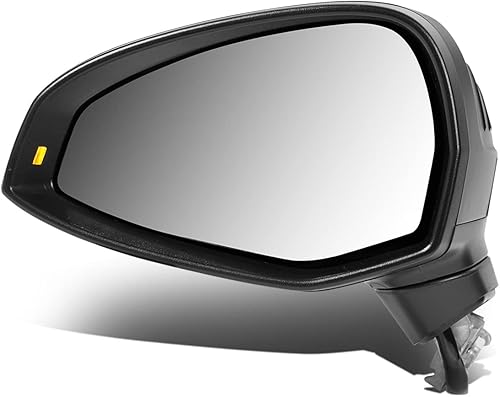 DNA Motoring OEM-MR-AU1320135 - Espejo retrovisor calefactado con ajuste de marcha del lado izquierdo con señal de giro compatible con Audi A4S4