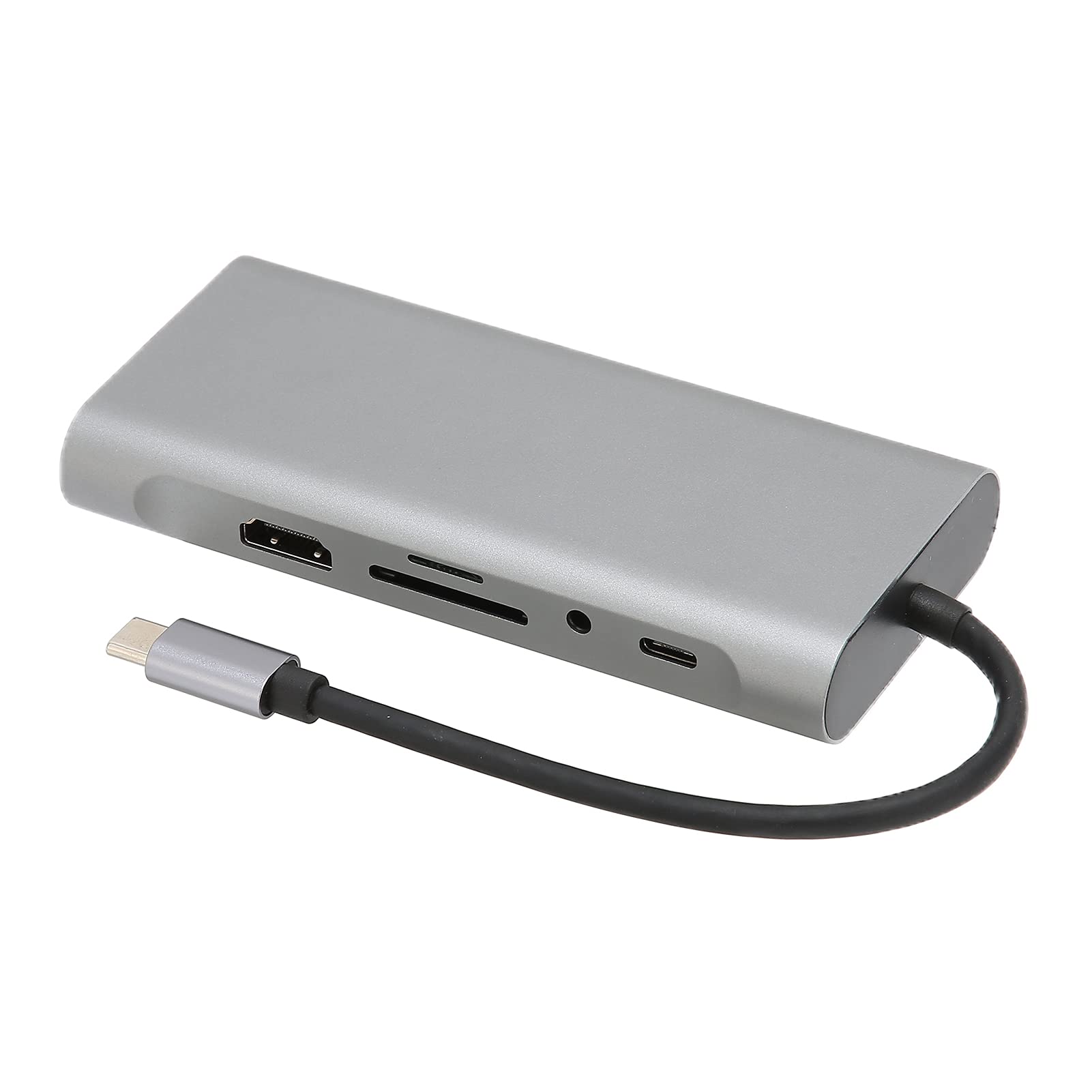 Dock di Espansione Portatile 11 in 1 in Lega di Alluminio per Computer di Tipo C con velocità di Trasferimento Elevata per Viaggiatori D'affari