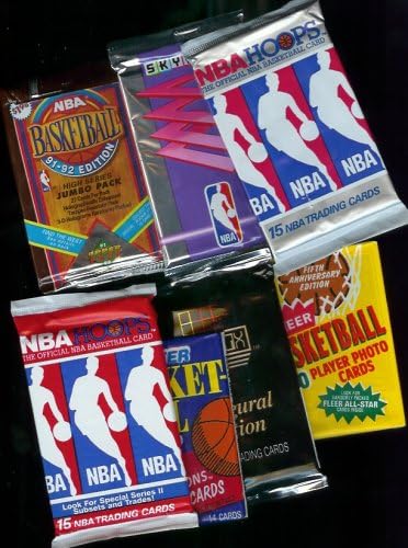 25 paquetes vintage de tarjetas de baloncesto (1989-1996!!) [Juguete]