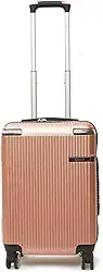 Mala Viagem Bordo Abs 10kg Rodinhas 360° Design Premium Cor:Rose Gold