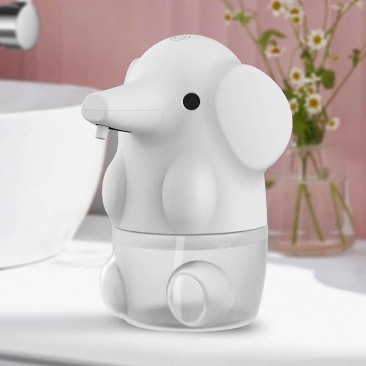 Dispensador Automático de Jabón Líquido 250ml USB Recargable Blanco