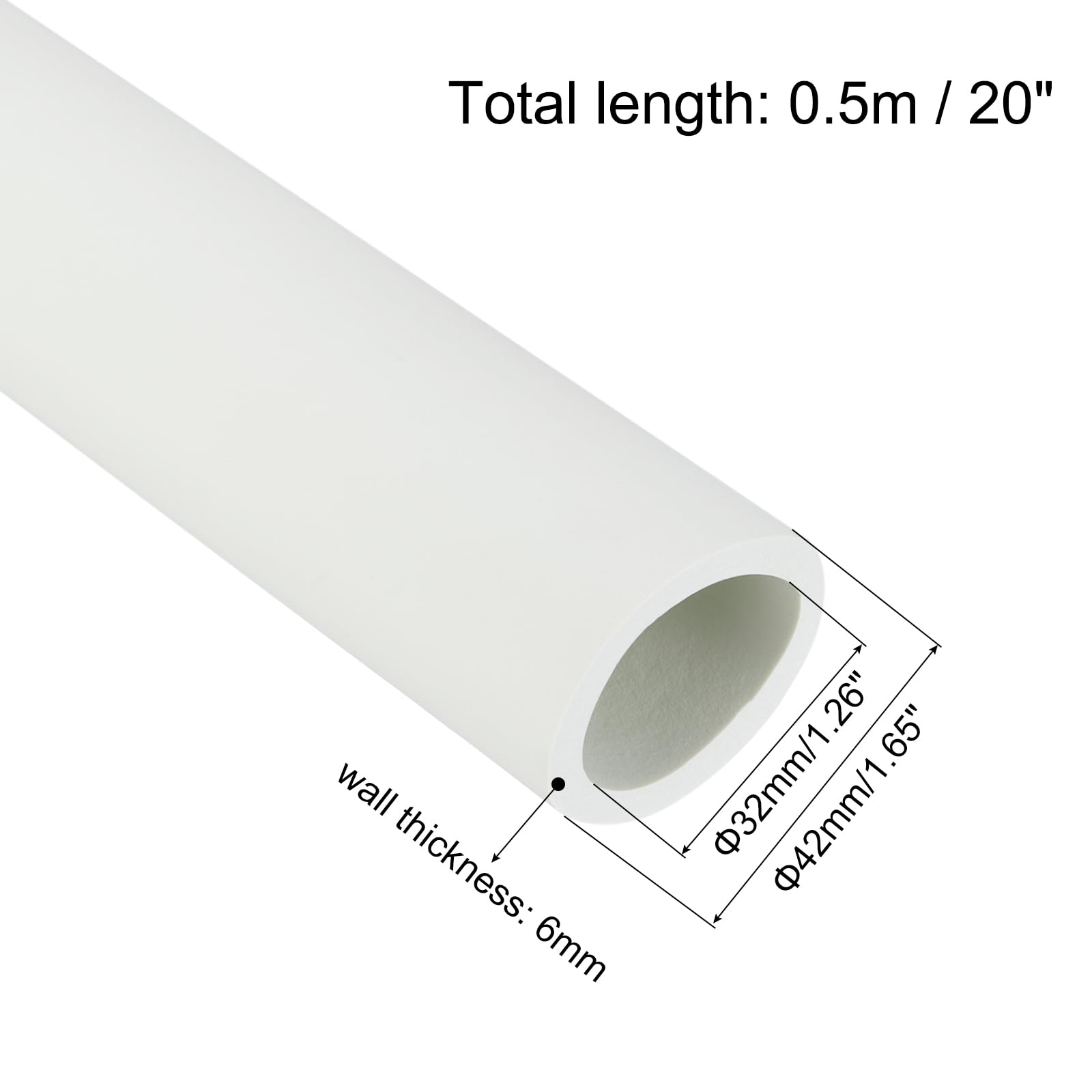 QUARKZMAN Rohrisolierung Schaumstoff - 2x 254mm, 9mm Durchmesser Für Heizung Und Fitness