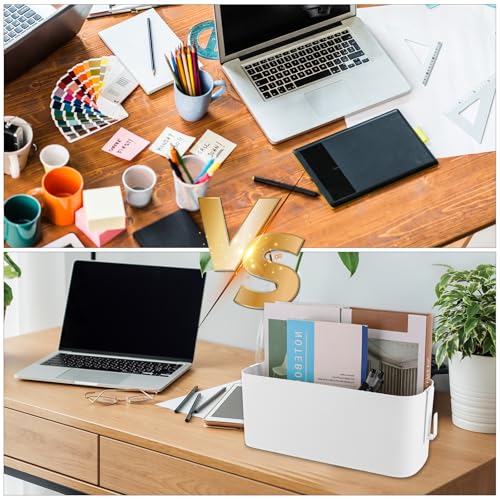 ASelected Bett Organizer Zum Einhängen Wickeltisch Organizer Bett Organizer Betttasche zum Einhängen mit 2 Abnehmbarer Haken für Buch Magazin Spielzeug Handy Kopfhörer, Weiß