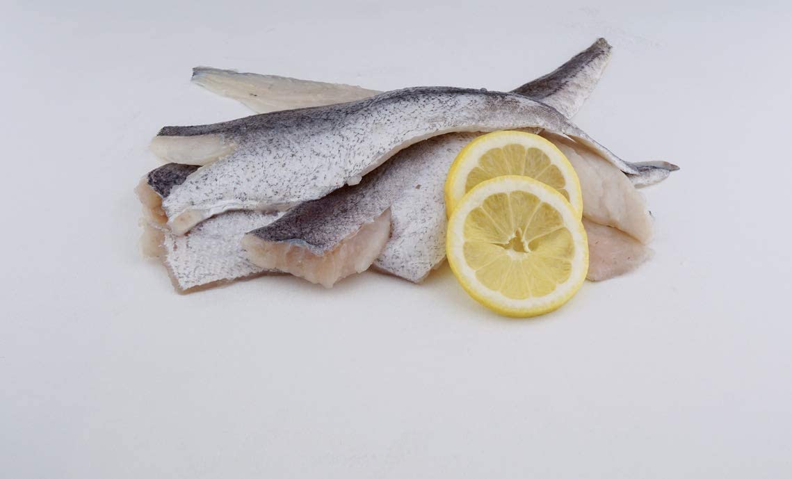 Kap-Seehechtfilet - shallow-water Cape hake - South African hake / MSC-zertifiziert / Wildfang / roh / mit Haut / portioniert tiefgefrohren / Südafrika (1000g)