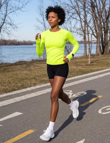 Image of MathCat Seamless Long Sleeve Workout Tops for Women