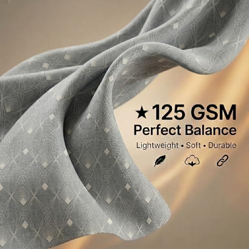 Image of Mafatlal 125 GSM Merino Double Bedsheet with Pillow Covers |90 x 100 Inches | Soft, Breathable & Lightweight | Grey