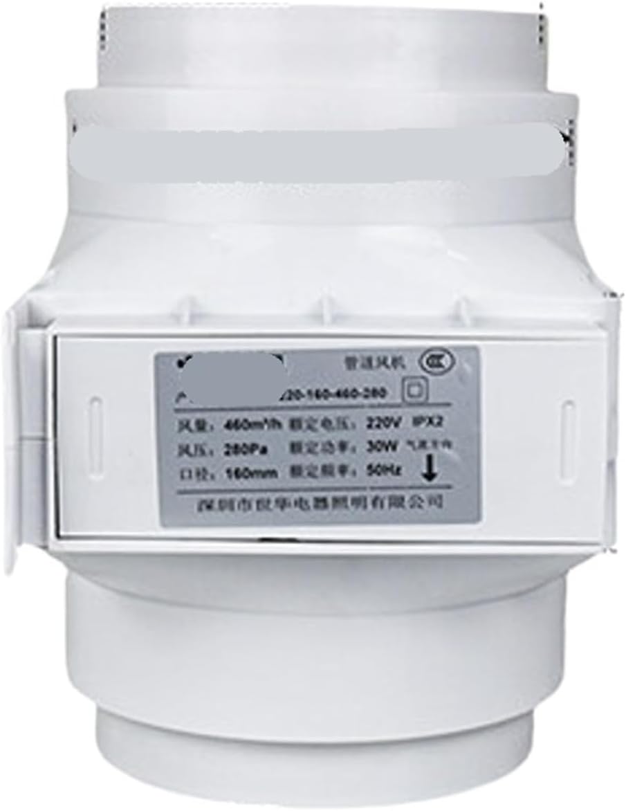 110pvc pipe exhaust fan 50 pressurized 75 axial flow(4 inch 110mm 305 air volume plug)