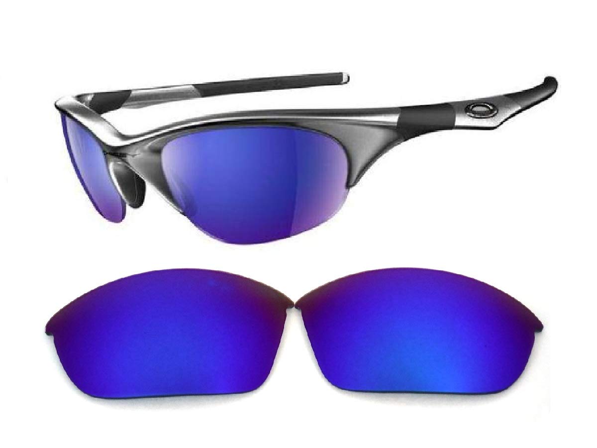 Galaxylense Unisex Blue Galaxy Replacement Lenses For Oakley Half Jacket Sunglasses Polarized 100% Uvab Size: Regular