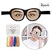 Produktbild Schlafen Auge Masken für Frauen & Männer, 3D Funny Comfort Ultraweiche Premuim Augenmaske zum Schlafen/Reisen, Ausblocken Licht 100% Shade Cover, Einstellbare Seidenschaum Blindfild