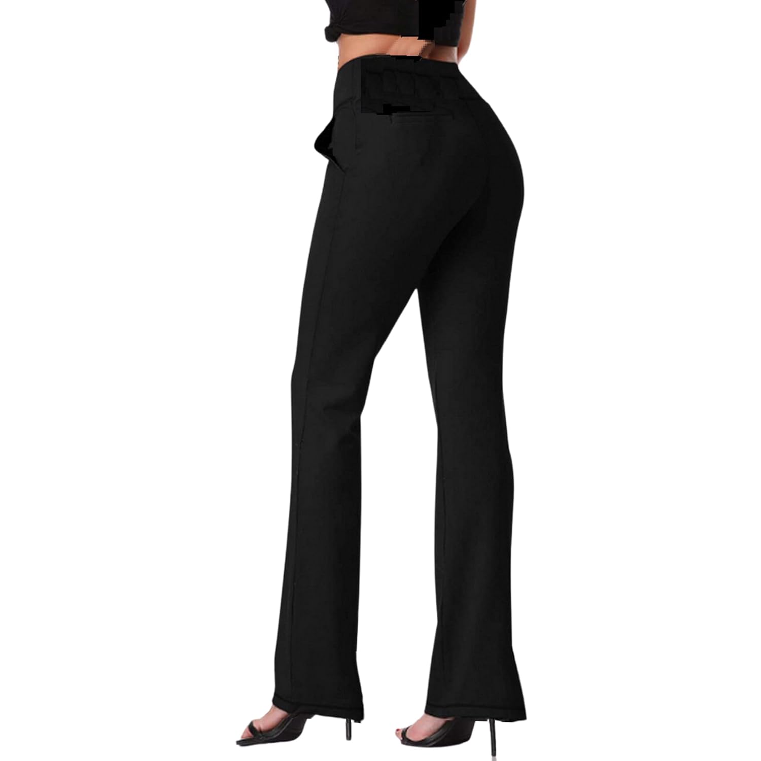AIDAYOU Women Flare Dress Pants -Stretchy Comfy Buinese Casual